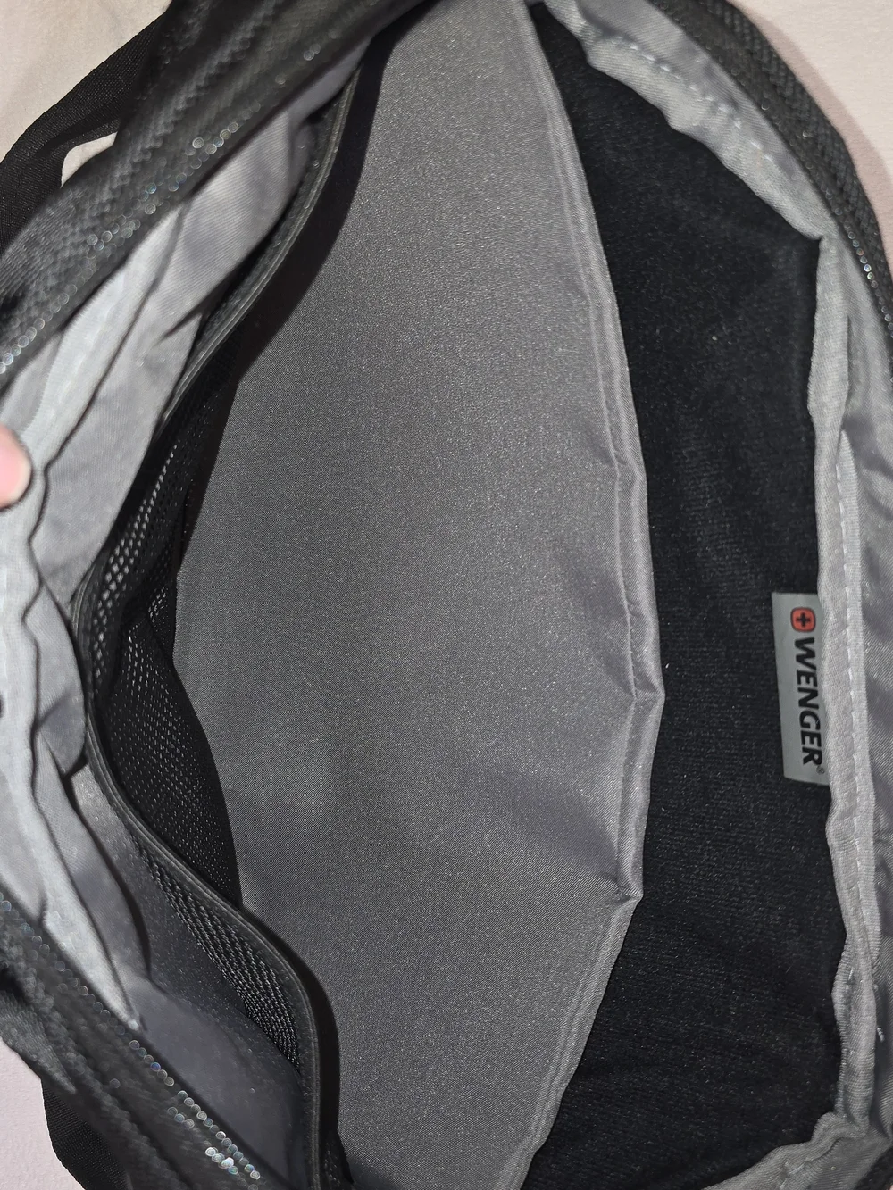 Wenger SwissGear Black Ballistic Nylon Laptop Briefcase with Travel Sleeve